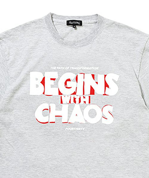 430 fourthirty / AF BEGINS WITH CHAOS S-S TEE / フォーサーティー / ビギンウィズカオスショートスリーブティー
