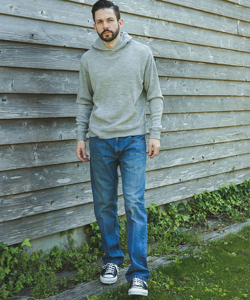 MR.OLIVE / 14oz SELVAGE DENIM / USED STANDARD STRAIGHT JEANS / ミスターオリーブ / 14オンスセルヴィッジデニム / ユーズドスタンダードストレートジーンズ