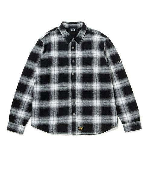 430 fourthirty / L/S FLEECE LINER CHECK SHIRT / フォーサーティ / L/Sフリースライナーチェックシャツ