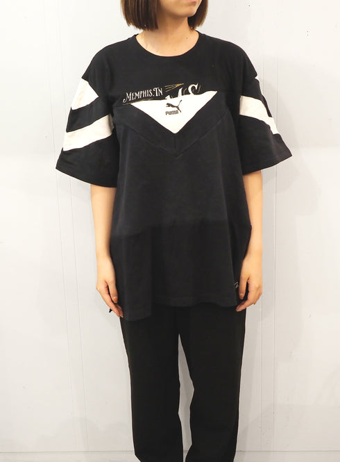 mooon/remake T-shirt black ムーン/リメイク Tシャツ ブラック