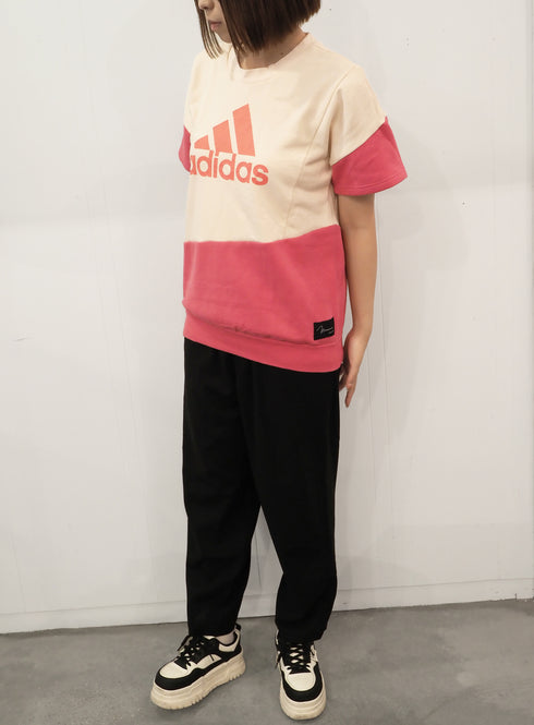 mooon/remake T-shirt pink ムーン/リメイク Tシャツ ピンク