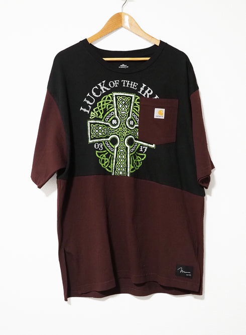 mooon/remake T-shirt carhartt red/black ムーン/リメイク Tシャツ カーハート レッド/ブラック