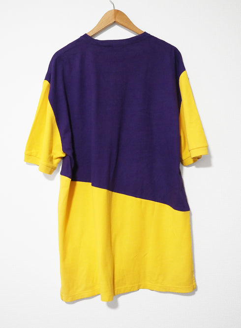 mooon/remake polo shirt×T-shirt violet ムーン リメイク ポロシャツ×Tシャツ ヴァイオレット