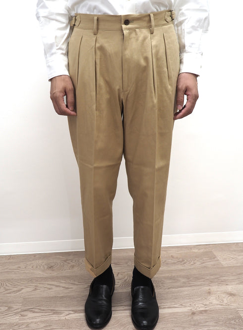 C/O. サイドベルトダブルチノ/Side belt double chino