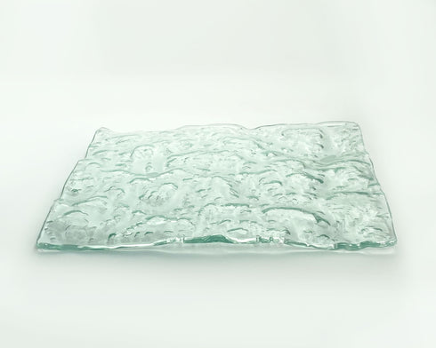 ガラススタジオデルタス/流出角皿