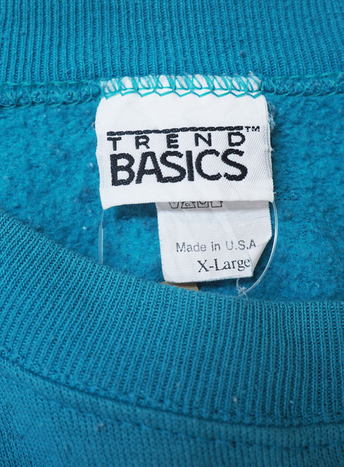 【USED】ブランド不明 半袖スウェット TREND BASICS
