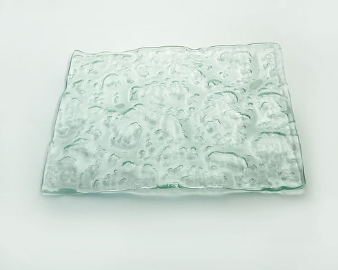 ガラススタジオデルタス/流出角皿