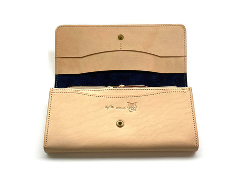 C/O. バイカラーレザーロングウォレット/Bicolor leather long wallet