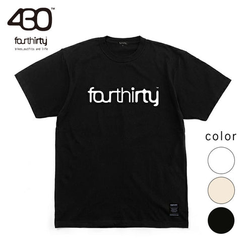 430 fourthirty/LOGO ICON S/S TEE フォーサーティー/ロゴアイコン ショートスリーブ Tシャツ