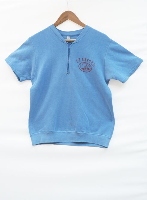 【USED】ブランド不明 半袖スウェット STANFORD