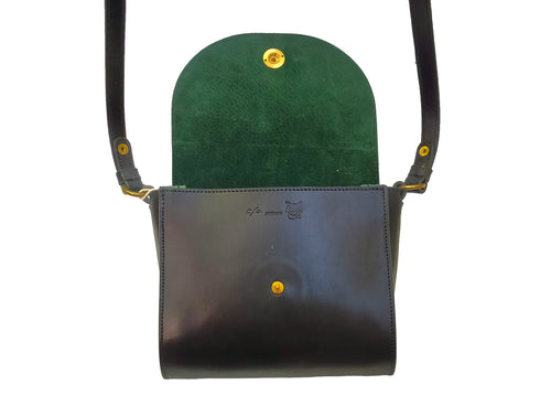 C/O. バイカラーレザーポーチ/Bicolor leather pouch