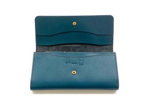 C/O. バイカラーレザーロングウォレット/Bicolor leather long wallet