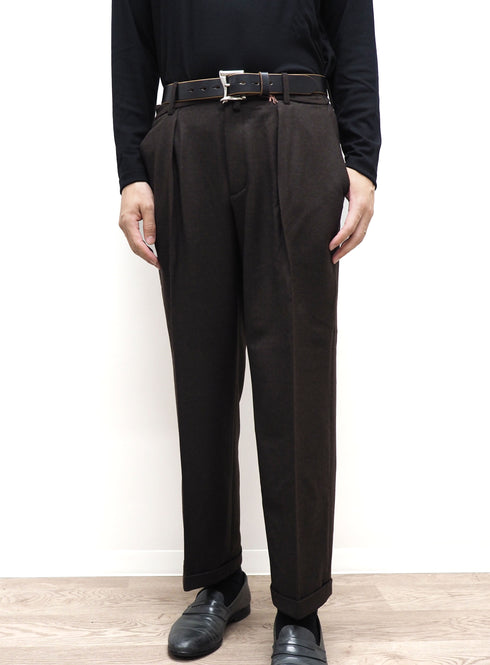 C/O. 尾州ウールセットアップアイテム ダブルスラックス 秋冬用/Bishu wool set-up item double slacks A/W