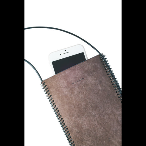 FUJIKINKO/LEATHER SACOCHE - TWIST 70