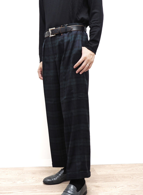 C/O. 尾州ウールセットアップアイテム ダブルスラックス 秋冬用/Bishu wool set-up item double slacks A/W