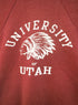【USED】ブランド不明 半袖スウェット UNIVERSITY OF UTAH
