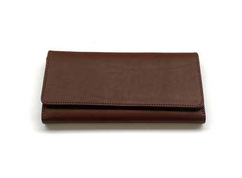 C/O. バイカラーレザーロングウォレット/Bicolor leather long wallet