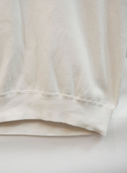 【USED】ブランド不明 半袖スウェット トリコロールリンガー