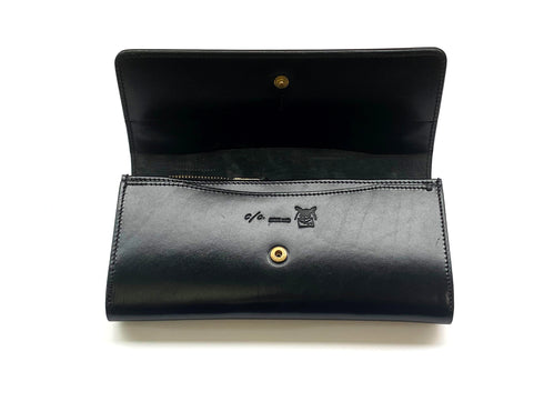 C/O. バイカラーレザーロングウォレット/Bicolor leather long wallet