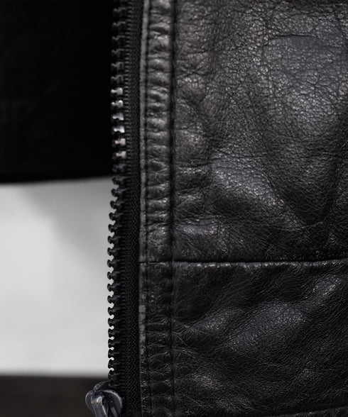 mooon / REMAKE Leather Jacket / ムーン / リメイクレザージャケット