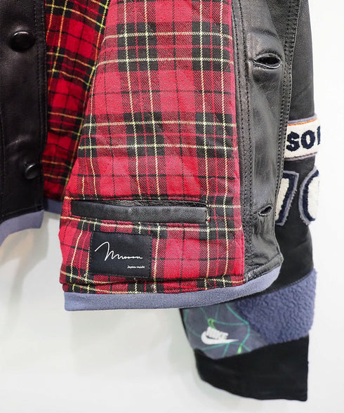 mooon / REMAKE Leather Jacket / ムーン / リメイクレザージャケット