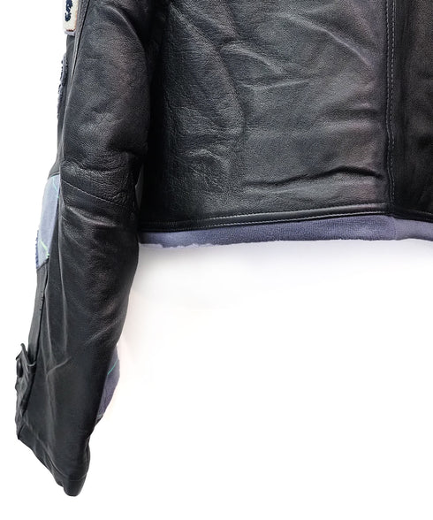 mooon / REMAKE Leather Jacket / ムーン / リメイクレザージャケット