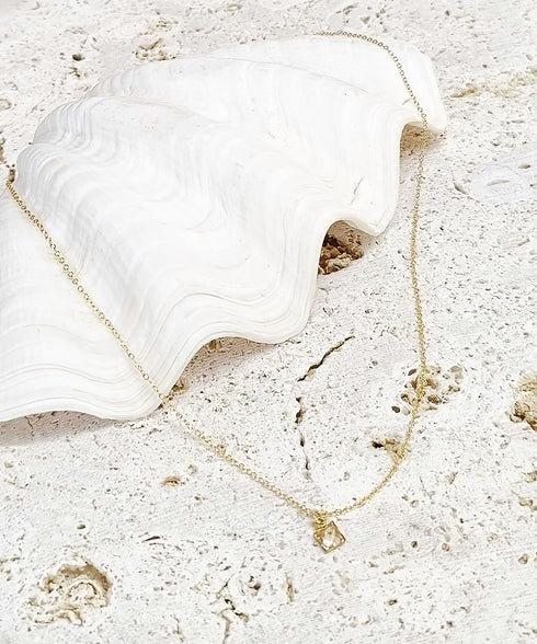 JEENAR OKINAWA 天然石 ネックレス シトリン(K14GOLD FILLED)