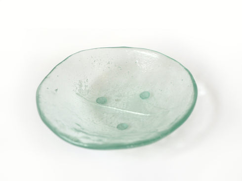 ガラススタジオデルタス/底深円皿