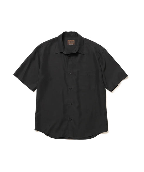 MR.OLIVE / T/R POWDER CLOTH SHORT REGULAR COLLAR SHIRT / ミスターオリーブ パウダークロス ショート丈レギュラーカラーシャツ
