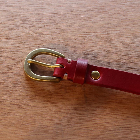 C/O. オイルレザーベルト/Oiled Leather Belt