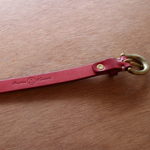 C/O. オイルレザーベルト/Oiled Leather Belt