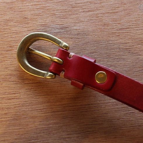 C/O. オイルレザーベルト/Oiled Leather Belt