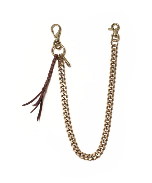 MR.OLIVE E.O.I / WALLET BRASS CURB CHAIN / ミスターオリーブイーオーアイ / ウォレット 真鍮カーブチェーン