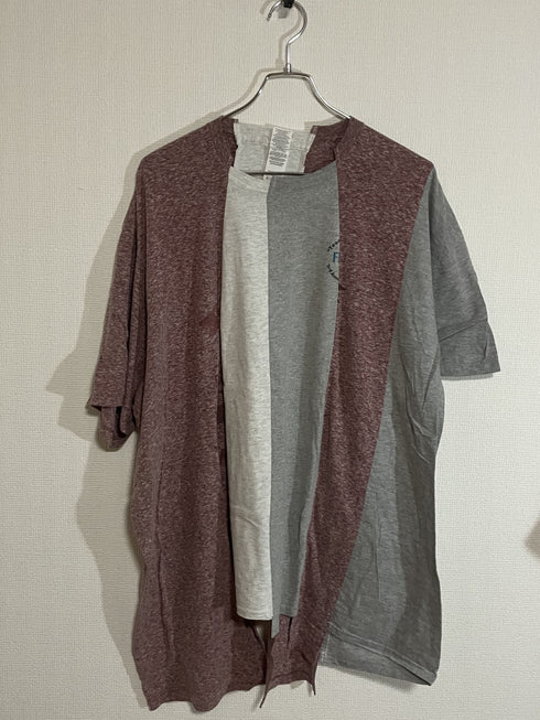 mooon / Remake T-shirt gray ムーン / リメイク Tシャツ グレー