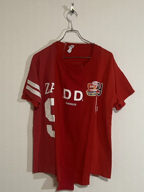 mooon / Remake T-shirt red ムーン / リメイク Tシャツ レッド