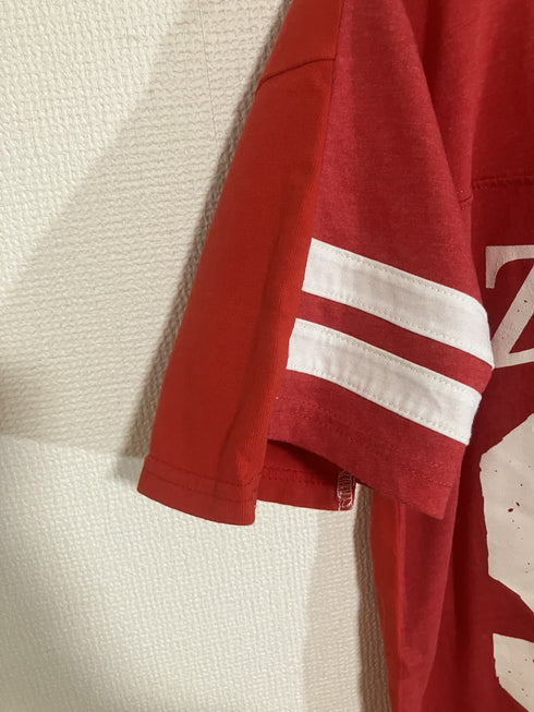 mooon / Remake T-shirt red ムーン / リメイク Tシャツ レッド