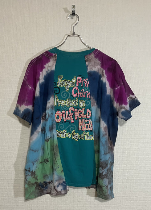 mooon / Remake T-shirt green ムーン / リメイク Tシャツ グリーン