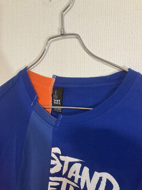 mooon / Remake T-shirt blue ムーン / リメイク Tシャツ ブルー