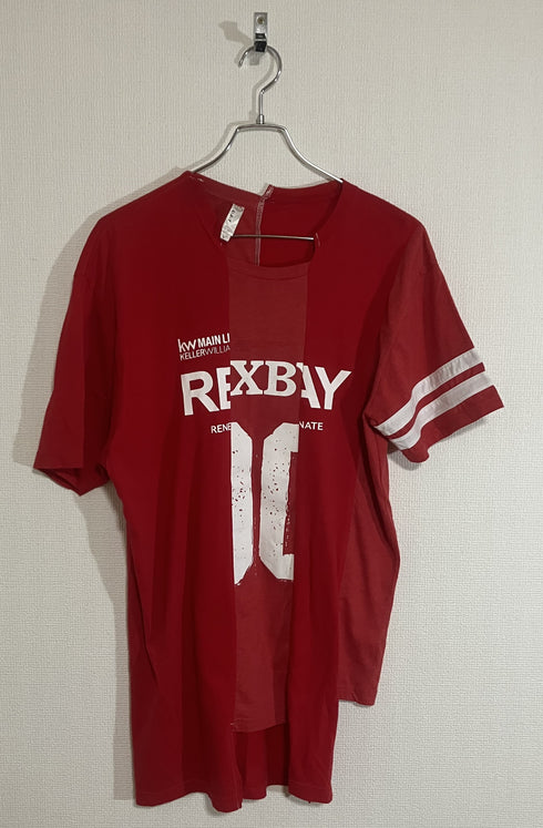 mooon / Remake T-shirt red ムーン / リメイク Tシャツ レッド