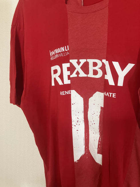 mooon / Remake T-shirt red ムーン / リメイク Tシャツ レッド