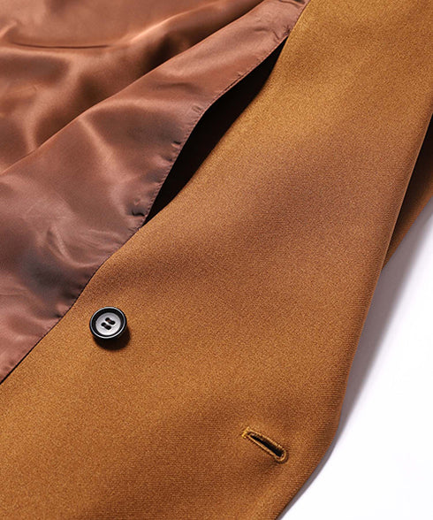 MR.OLIVE / RETRO POLYESTER TWILL / 2B DOUBLE BREASTED JACKET / ミスターオリーブ / レトロポリエステルツイル / 2Bダブルブレステッドジャケット