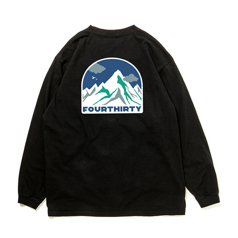 430 fourthirty/PF ALPINE L/S TEE/430 フォーサーティー ポップ アルパイン ロングスリーブ Tシャツ
