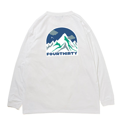 430 fourthirty/PF ALPINE L/S TEE/430 フォーサーティー ポップ アルパイン ロングスリーブ Tシャツ