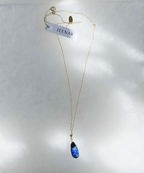 JEENAR OKINAWA ホタルガラス ペンダント(K14GOLD FILLED)