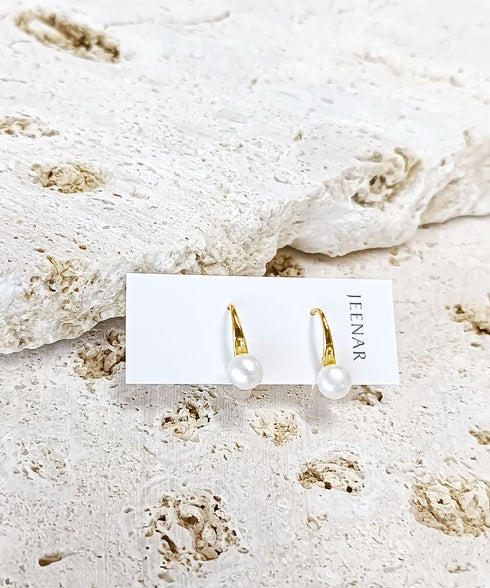 JEENAR OKINAWA 天然石 淡水パール ピアス