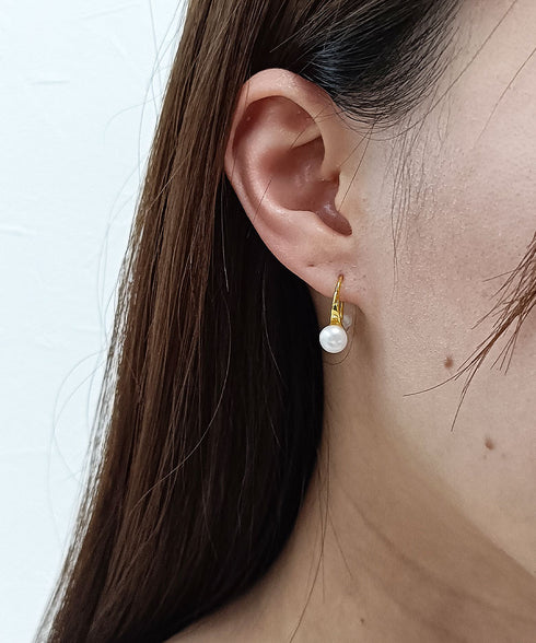 JEENAR OKINAWA 天然石 淡水パール ピアス