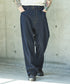 MR.OLIVE /RINSE WASH 8oz DENIM / BELTED RELAX TAPERED PANTS / ミスターオリーブ / リンスウォッシュ8オンスデニム / リラックス テーパード パンツ