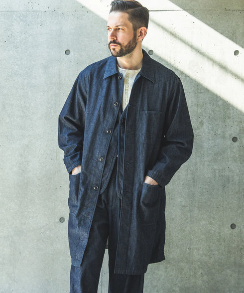 MR.OLIVE /RINSE WASH 6oz SUPER LIGHT DENIM / UTILLITY COAT / ミスターオリーブ / リンスウォッシュ6オンススーパーライトデニム/ユーティリティコート