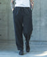 MR.OLIVE / T/R POWDER CLOTH / DRAWSTRING TAPERED PANTS / ミスターオリーブ T/Rパウダークロス ドローストリングテーパードパンツ