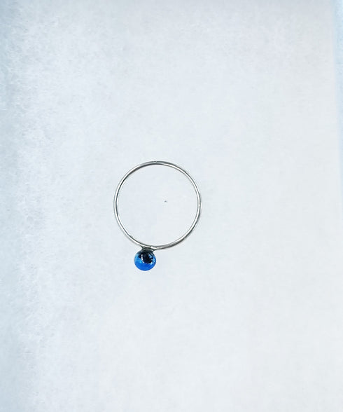 JEENAR OKINAWA ホタルガラス リング(silver925 9号)